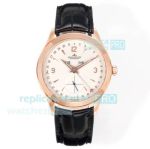 Swiss Copy Jaeger-LeCoultre Master 39mm Rose Gold Control Calendar Triple Date Watch 